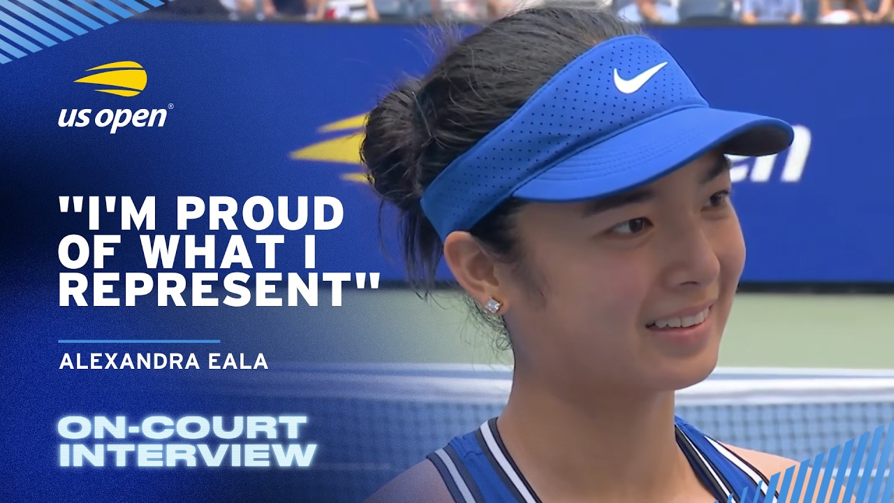 Alexandra Eala On-Court Interview | 2026 US Open Round 2