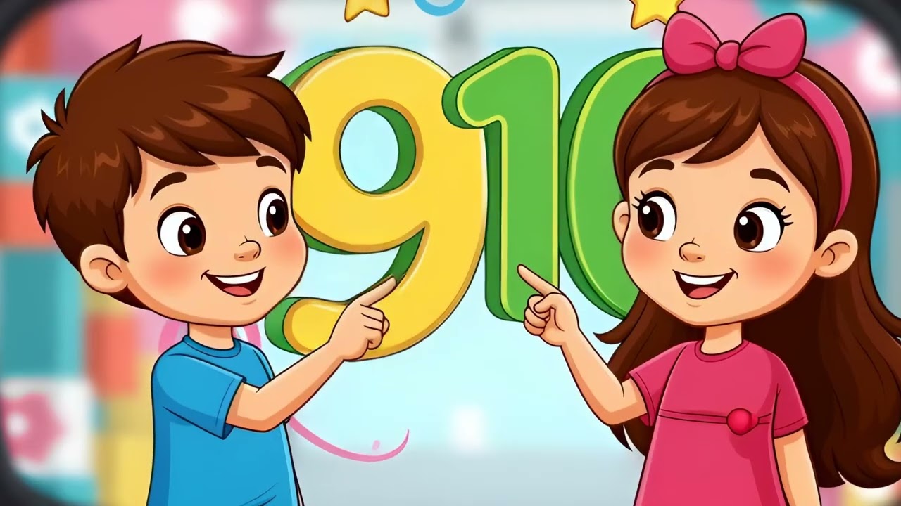 Numbers Song for Kids: Learn to Count 1 to 10! 🔢 | Mini Melody Nursery Rhymes