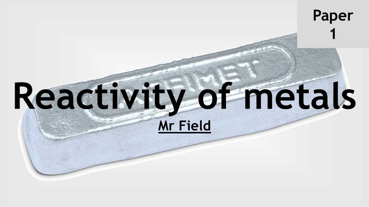 GCSE Chemistry 25 - Reactivity of metals