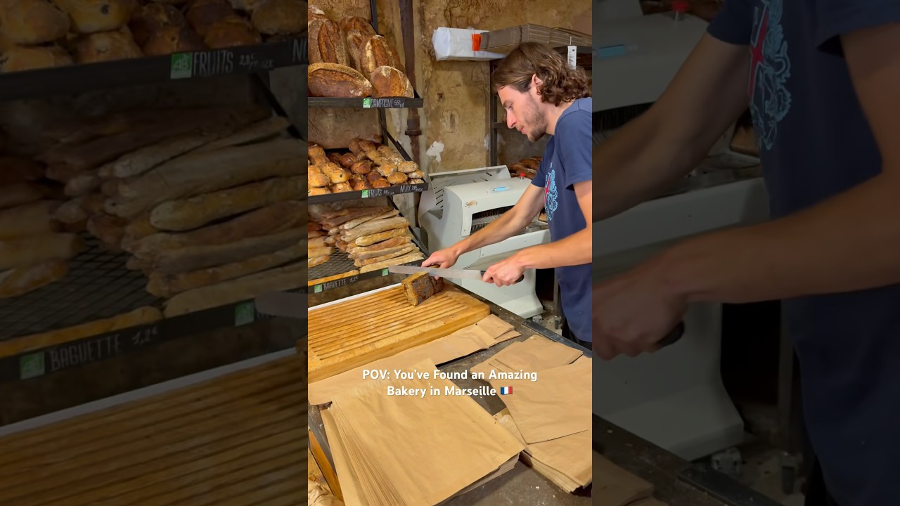 Do not leave Marseille without trying this Bakery 🍪🥖🇫🇷 