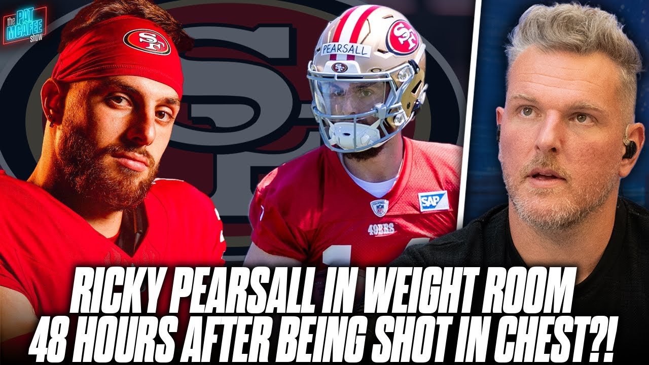 Ricky Pearsall Back In 49ers Weight Room 2 Days After Being Shot In Attempted Robbery | Pat McAfee