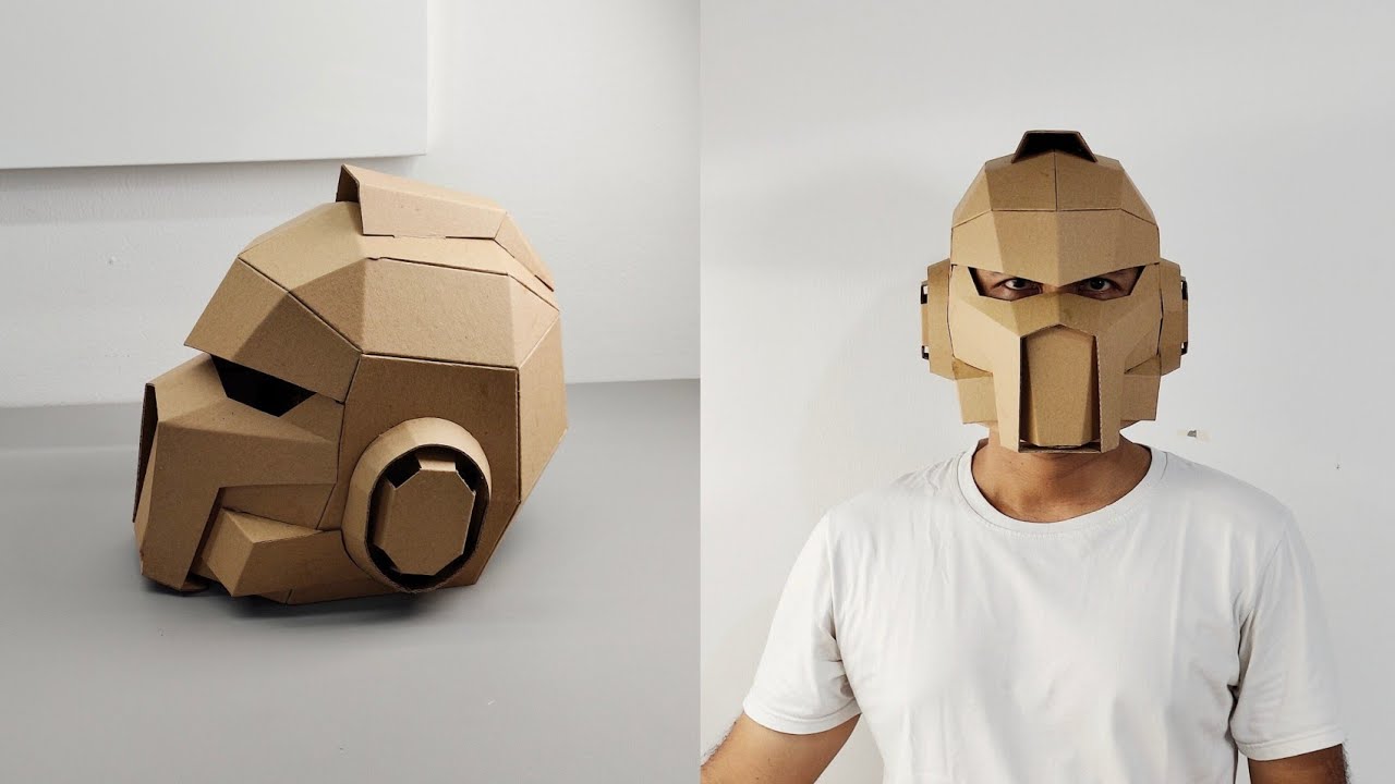 DIY Helm Warhammer Dari Kardus