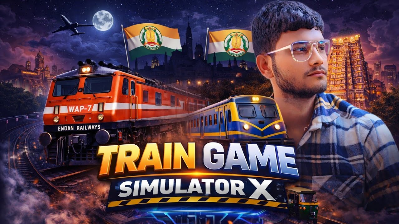 India Railway Simulator 🚆 | Real Indian Trains, Real Journey, Full Gaming Masti!