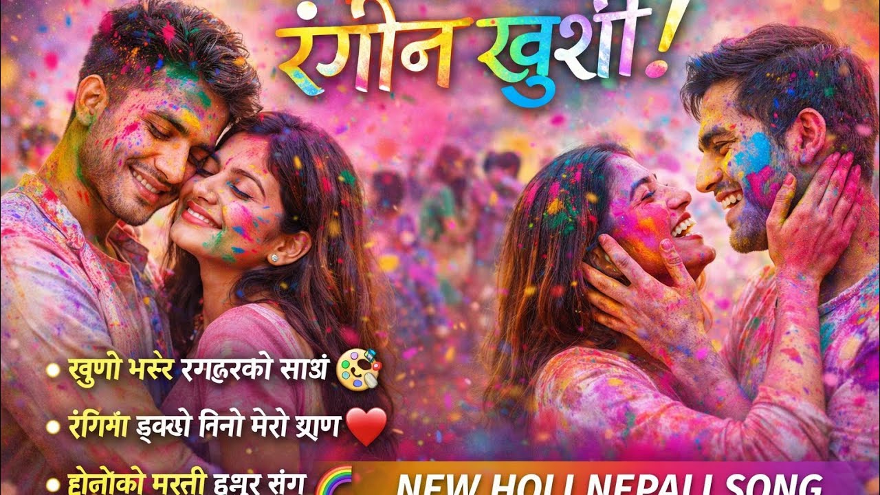 रंगीन खुशी | Rangiyeen Khushi | New Nepali Holi Song 2026 | Holi Special Song | @NepaliSongWorld