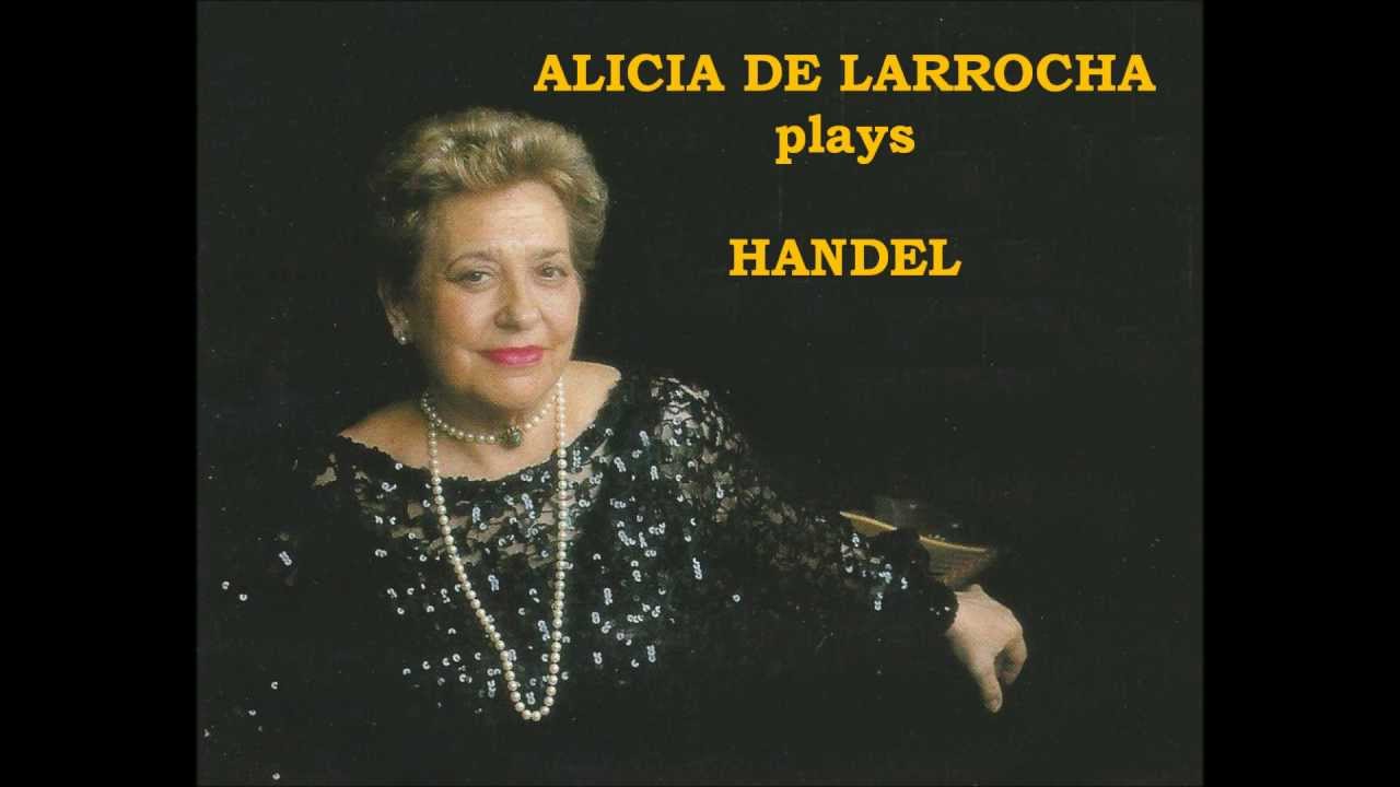 Alicia de Larrocha plays Handel - Suite No.5, HMV 430