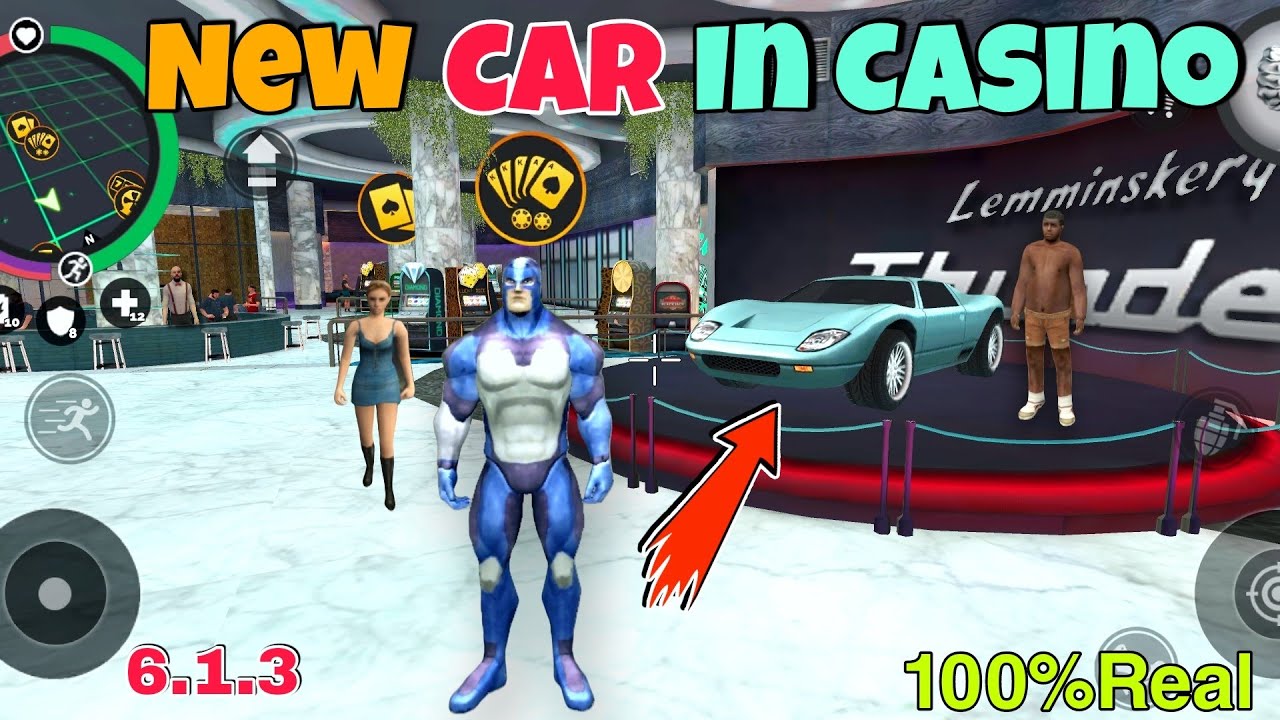 New Car In Casino Rope Hero Vice Town Game | Update 6.3.1 | Black Spider 2.0 |Vegas Crime simulator2