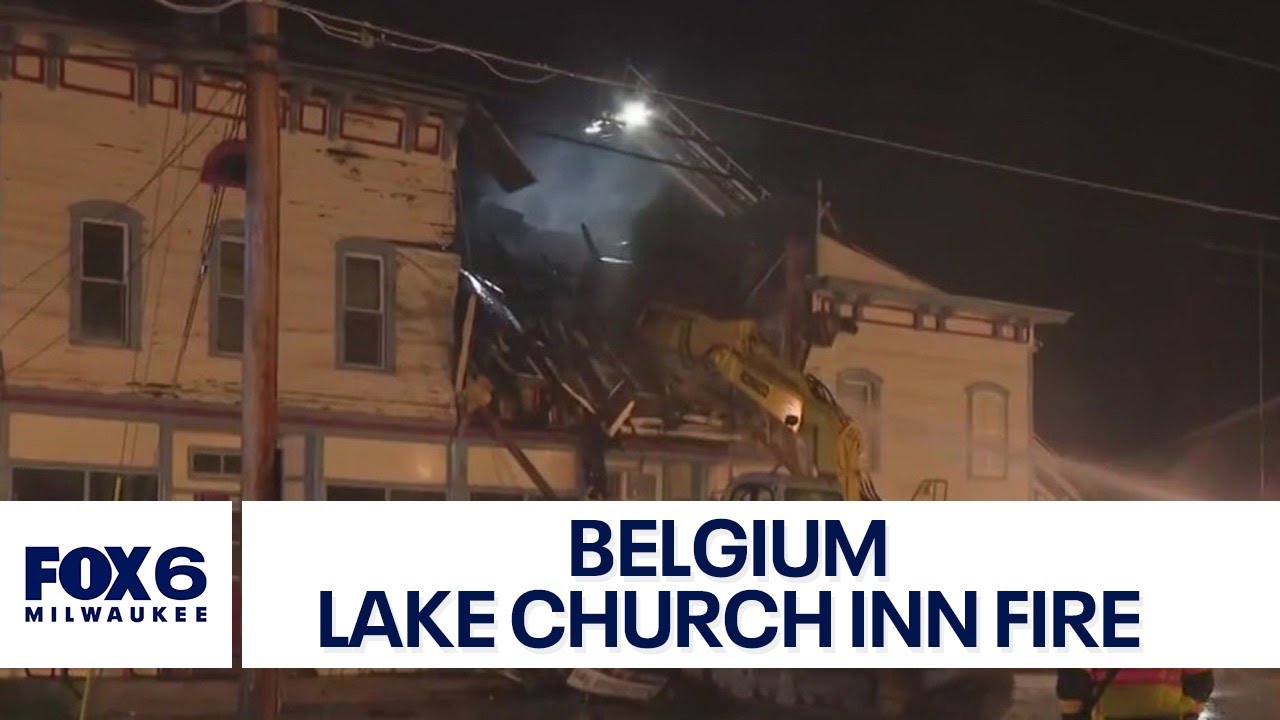 Fire at Belgium Lake Church Inn, Ozaukee County historic building | FOX6 News Milwaukee