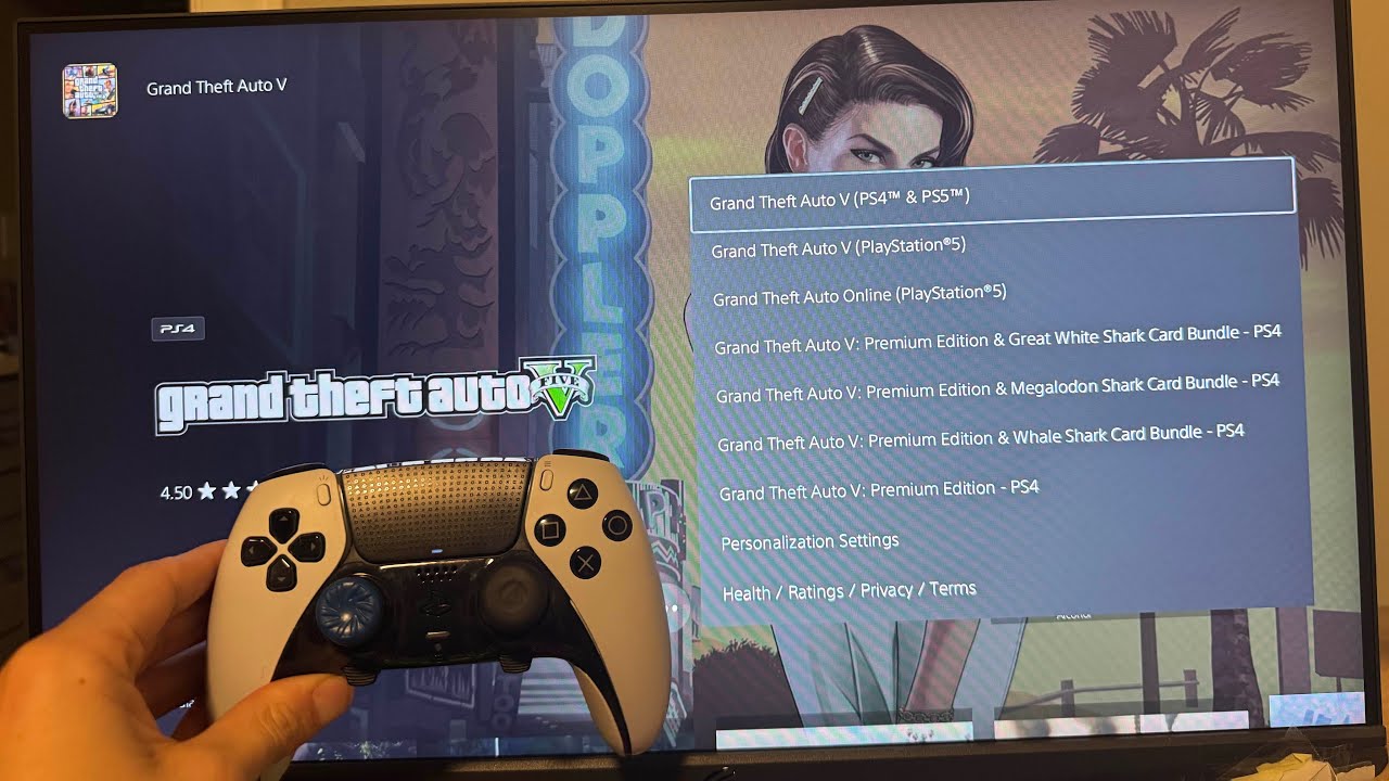 PS5: Как выбрать версию GTA 5 для PS4 или PS5! (Кросс-генерация)