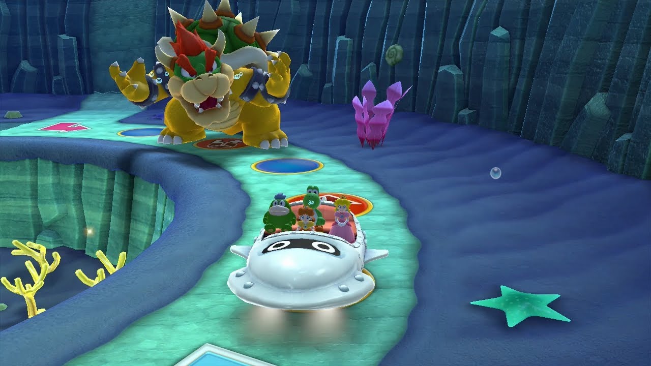 Mario Party 10 Bowser Party #60 Daisy, Peach, Yoshi, Spike Whimsical Waters Master Difficulty