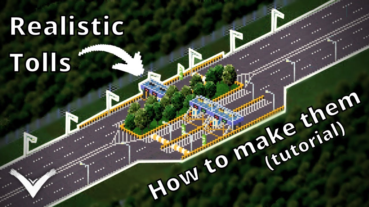 How to make realistic tolls in TheoTown - Tutorial - Strycedar (Subtitles required)