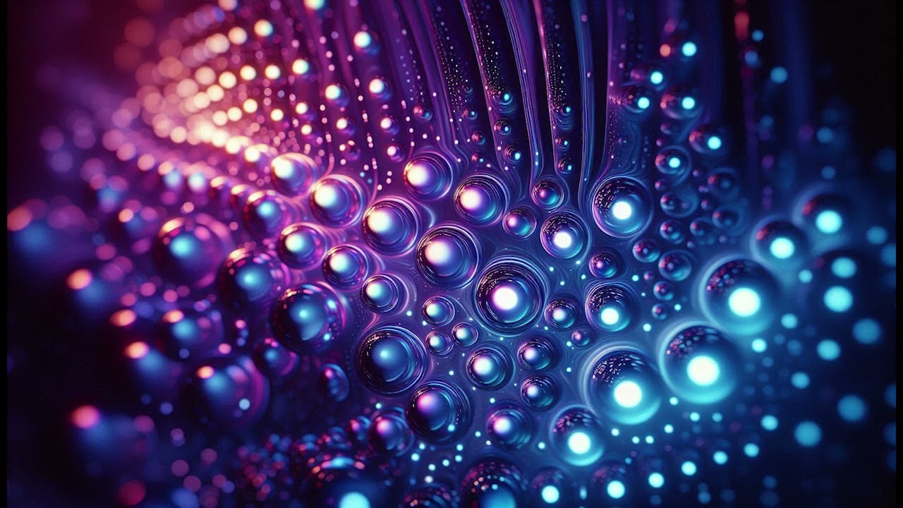 Bubbles Wallpaper / Purple Blue Pink Psychedelic Background