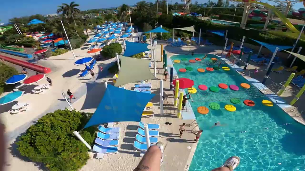 Bill And Peyton Zip Line In Bahamas!