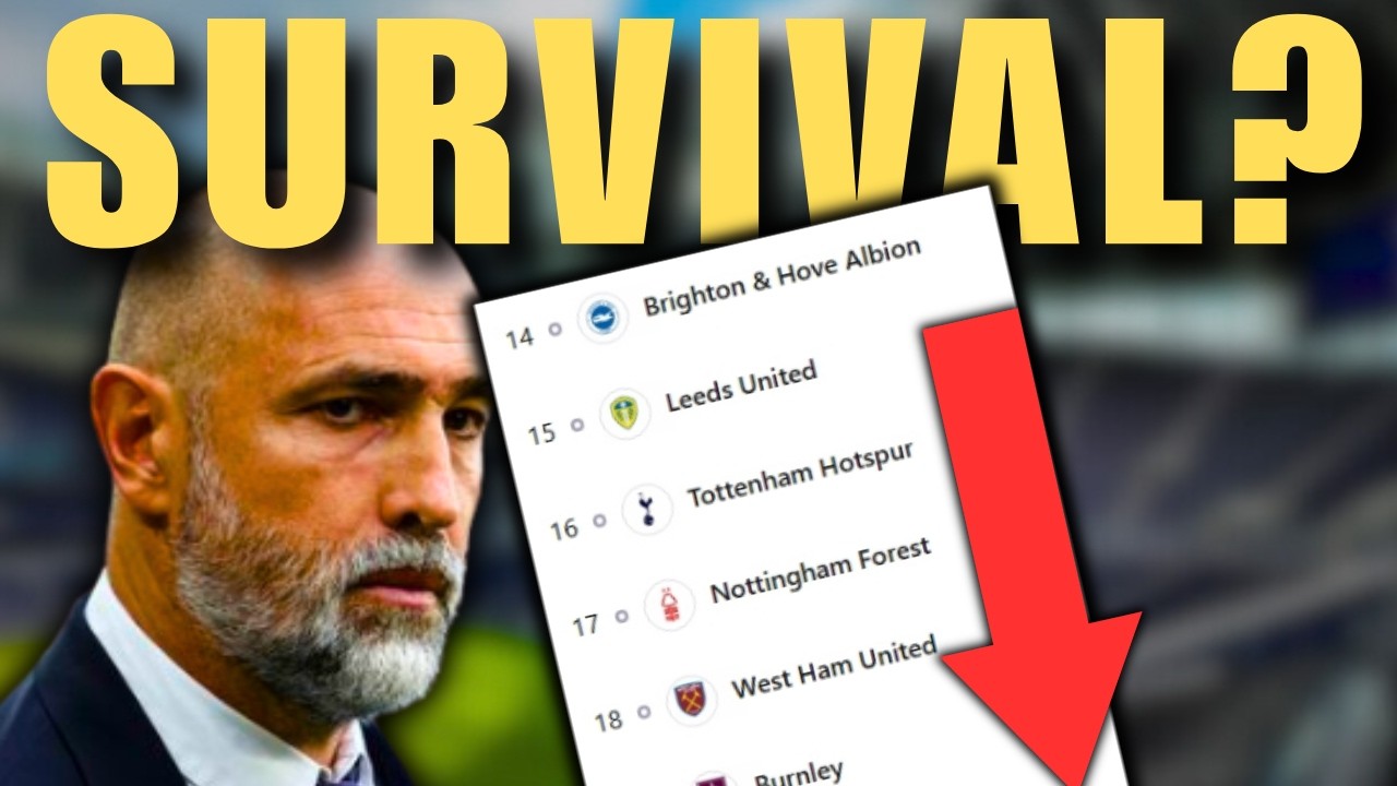 Can Igor Tudor Keep TOTTENHAM In the Premier League?