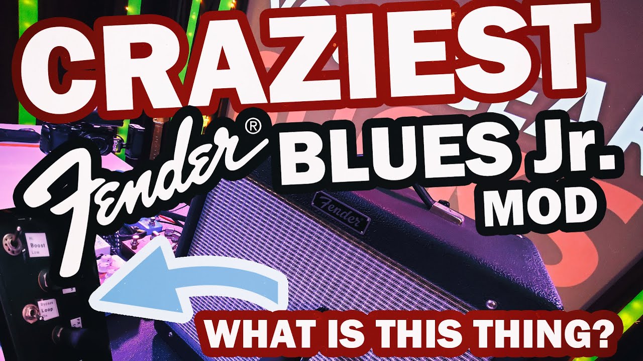 Самый безумный Fender Blues Jr., который вы когда-либо видели! #гитара #модификациигитар #fender ...