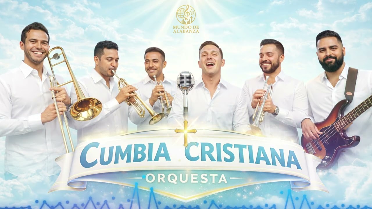 Cumbia Cristiana Orquesta. Vamos Orando hasta que baje el poder de Dios.