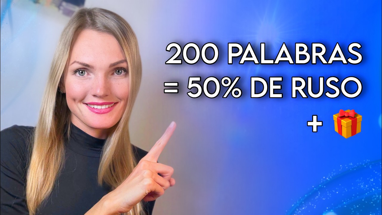 200 Palabras mas Usadas en RUSO para hablar y entender 50% de idioma, Aprende Rápido, Clase fácil