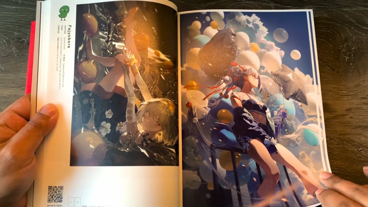 ART BOOK REVEAL!! - Visions 2024 Illustration