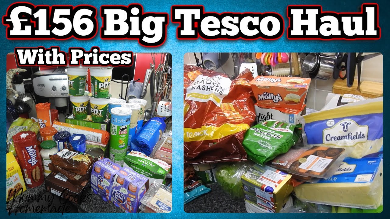Tesco Haul With Prices 2024 | 30/4/24 £156 for 2 weeks family of 4