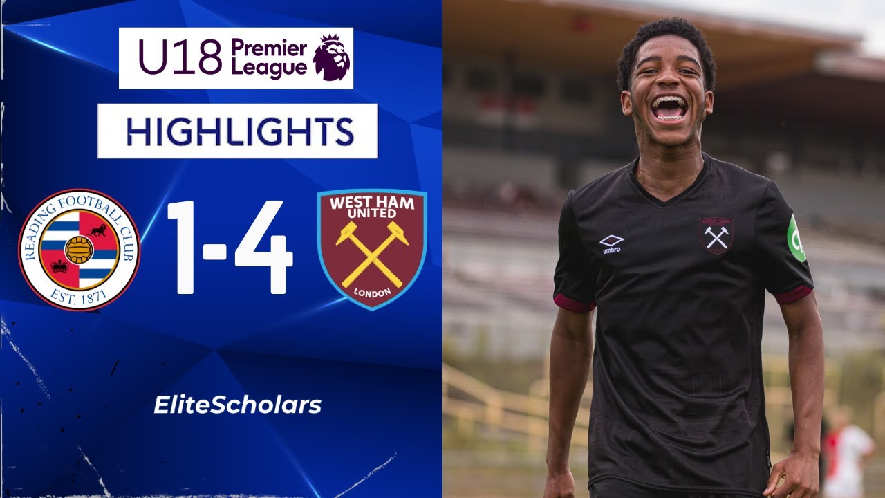 Reading vs West Ham | 1 - 4 | U18 Premier League Highlights | 26/10/24