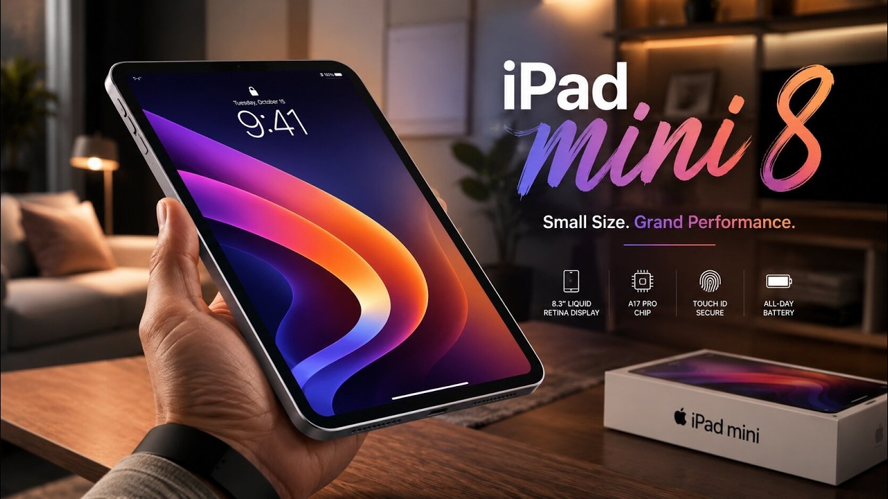 Apple iPad Mini 8 (2026) Official Release Date & Price EXPOSED &ndash; First Look, Specs & Features!