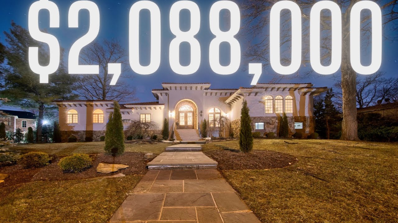 INSIDE THE MOST CHARMING LUXURY MEDITERRANEAN STYLE MANSION IN ENGLEWOOD CLIFFS NEW JERSEY $2,088,00