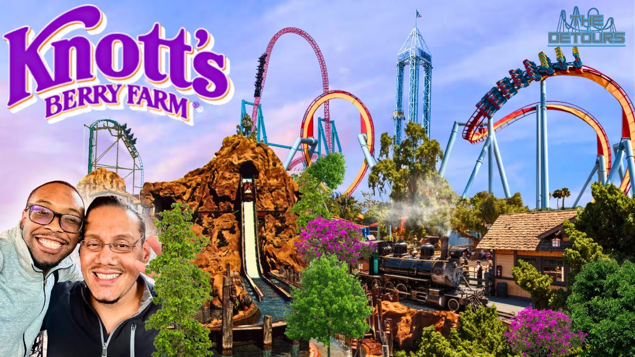 Visiting California’s BEST Theme Park | Knott’s Berry Farm 2024!