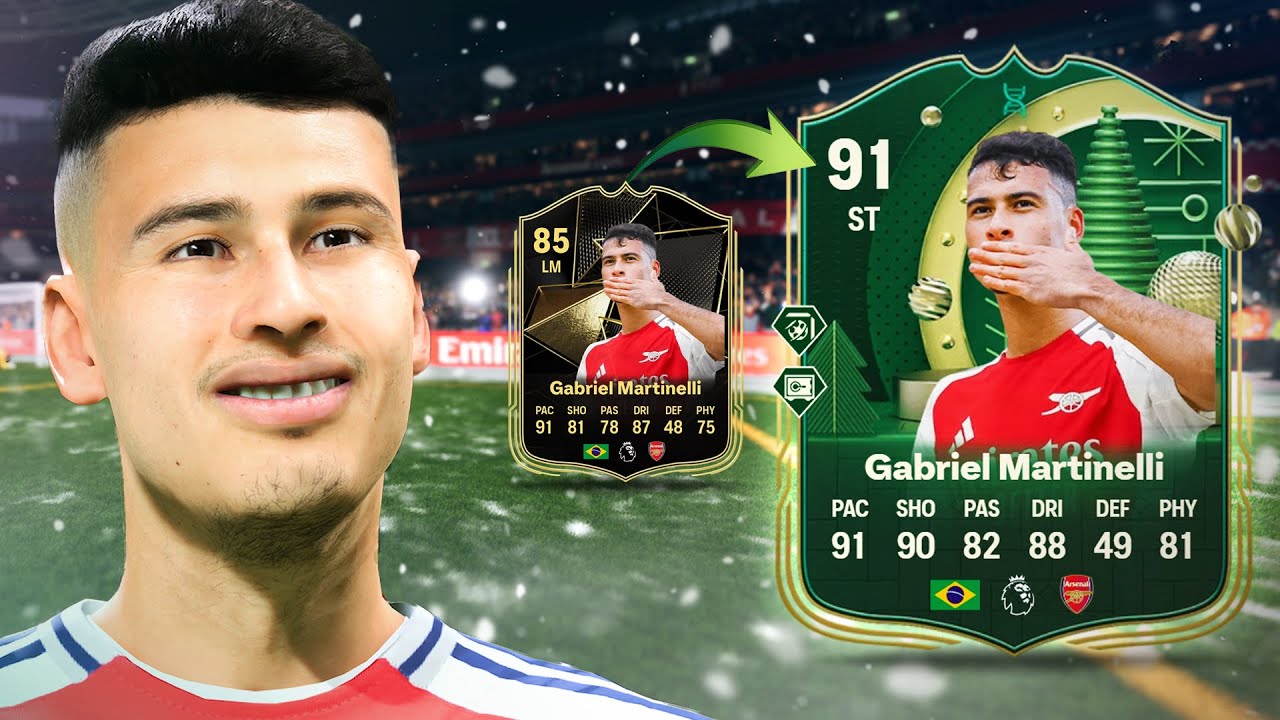 91 Attacking Avalanche Evolution Gabriel Martinelli! 🤯 FC 25 Player Review