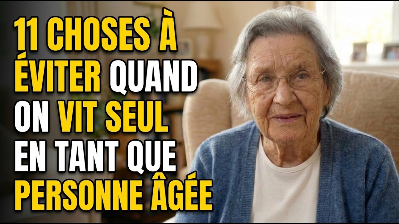 J’ai 83 Ans et Je Vis Seule. 11 Choses À Éviter Quand On Vit Seul À Un Âge Avancé