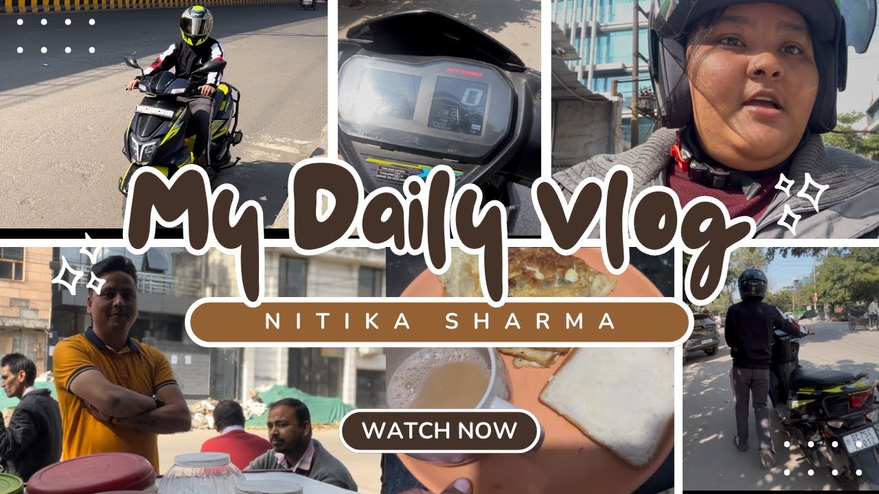Day-40 scooty band ho gyi road pe 😨😨