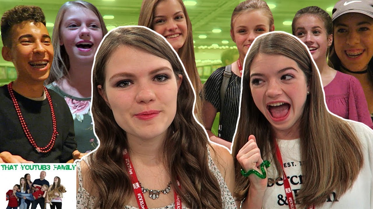 DARES AND BEHIND THE SCENES WITH YOUTUBERS - CVX LIVE 2017/ That YouTub3 Family