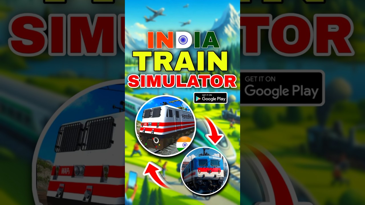 Top 3 Best Indian Train Simulator Games For Android 2025 | Best Train Simulator Games #shorts