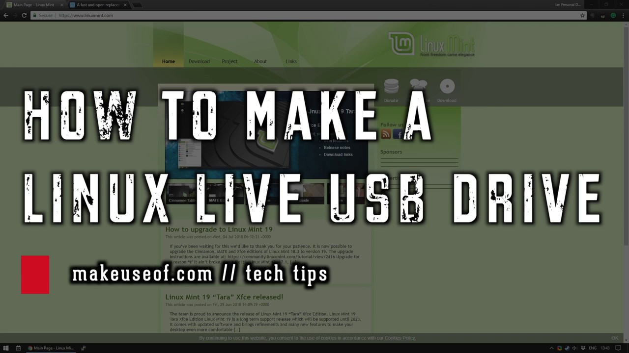 Как создать Linux Live USB-накопитель