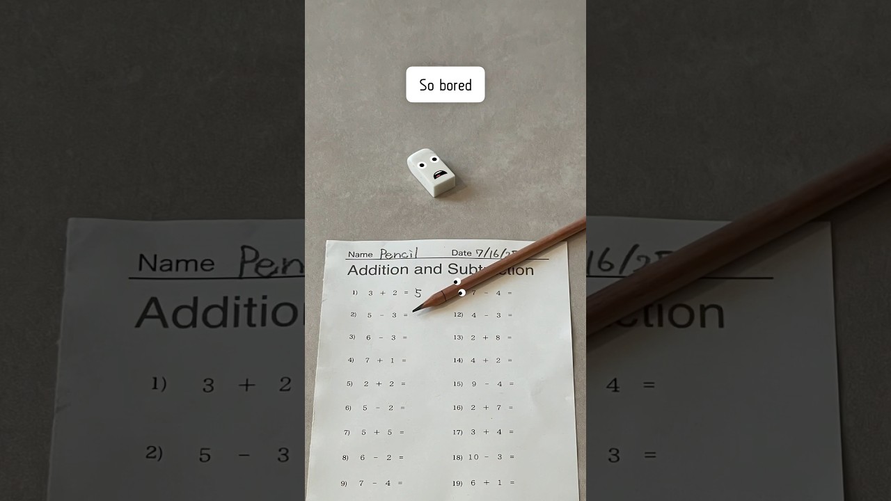 Eraser is Bored