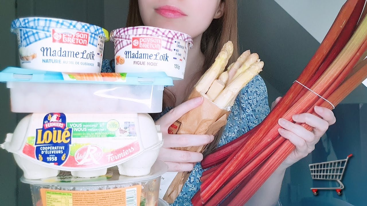 RETOUR DE COURSES 🛒 ASMR