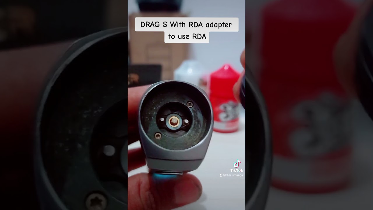 Drag s Pod Mod with RDA #vape #vooppoo #drag #vapelyfe #vaporindo