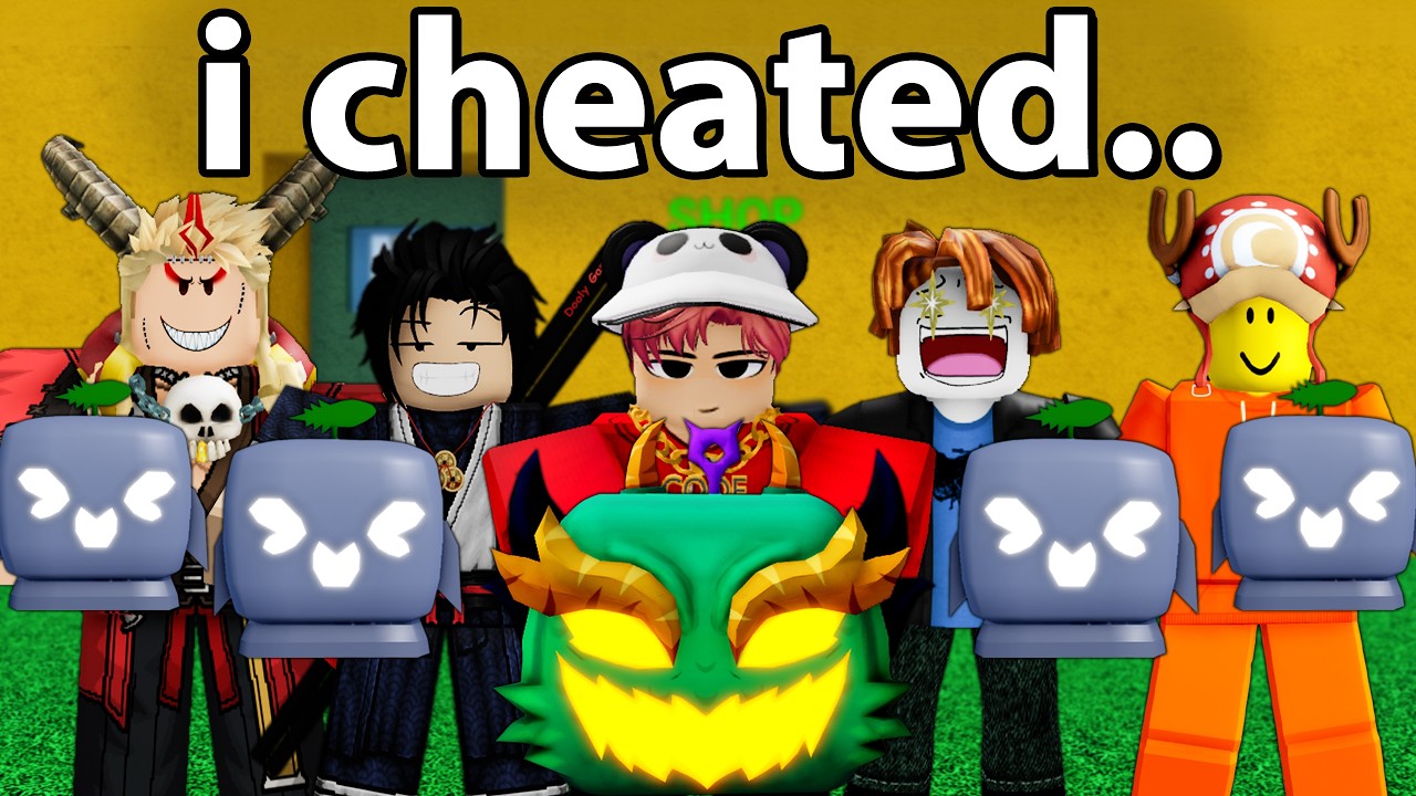 I Cheated Against EVERY YouTuber in Blox Fruits