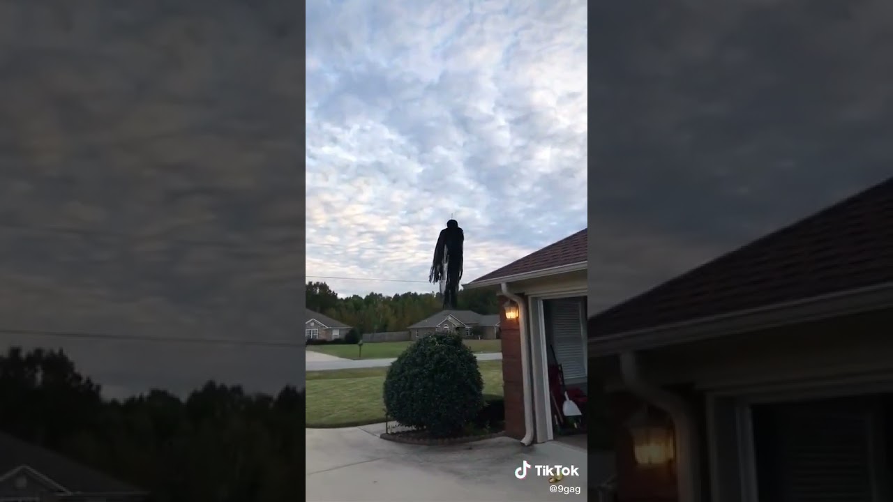 Best Way To Use Drone #shorts #entertainment #drone #ghost #fly #grimreaper #scythe #run #Halloween