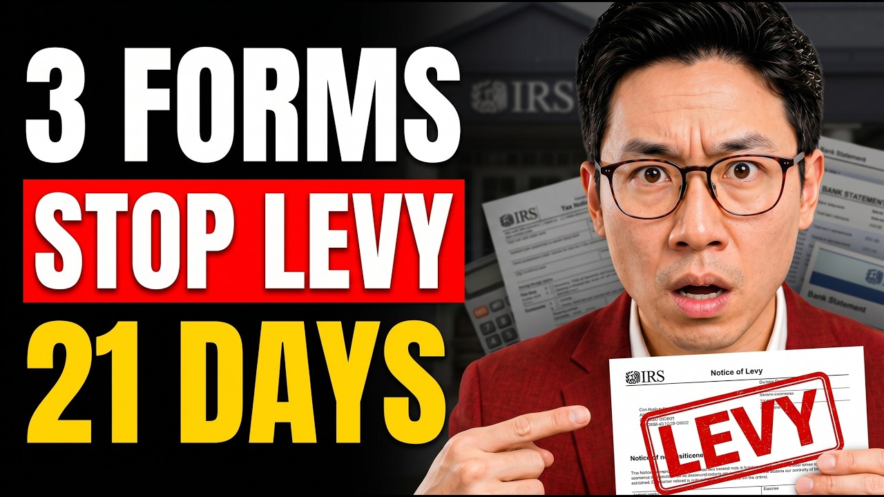 NEVER Let the IRS Drain Your Account. 3 Levy Forms You Must File in 2026