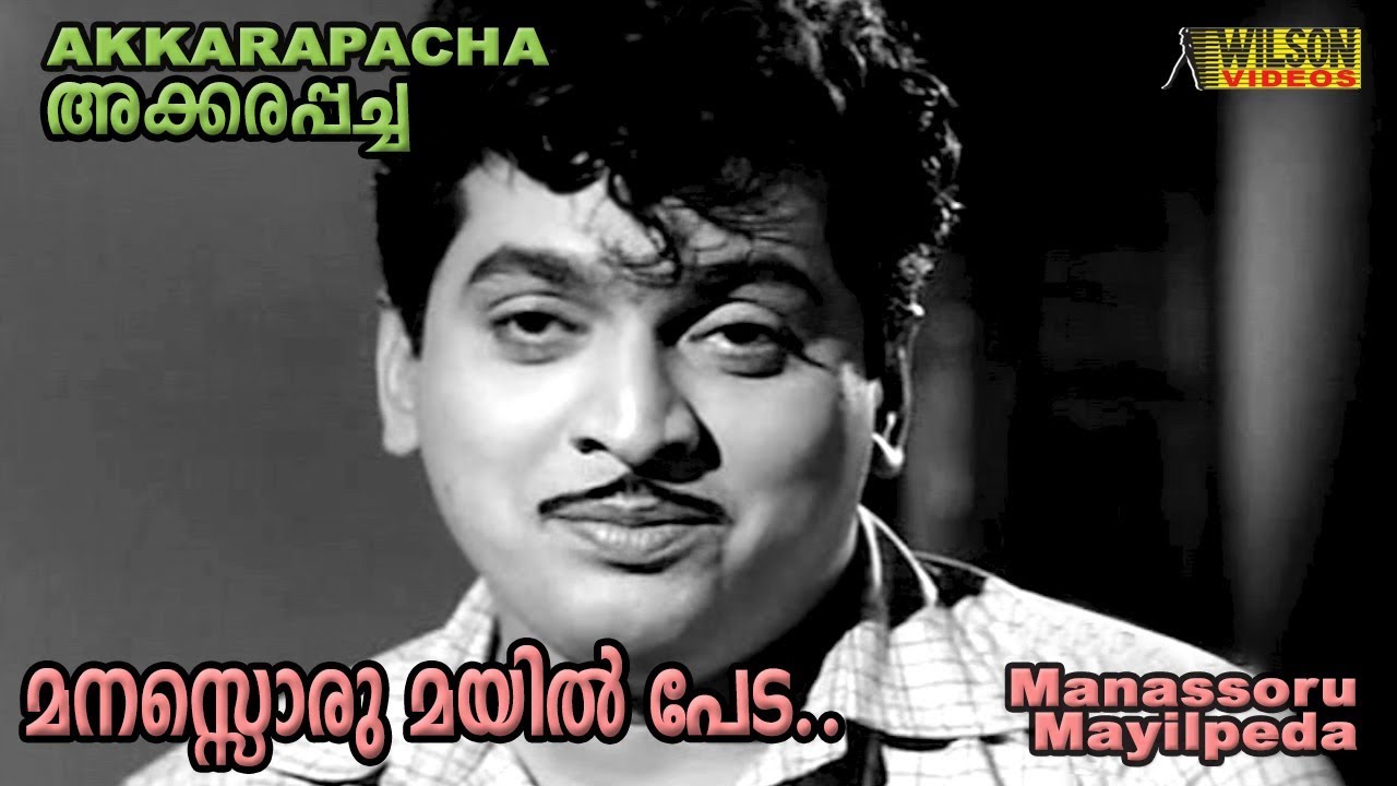 Manassoru Mayilpeda  | K J Yesudas | Vayalar