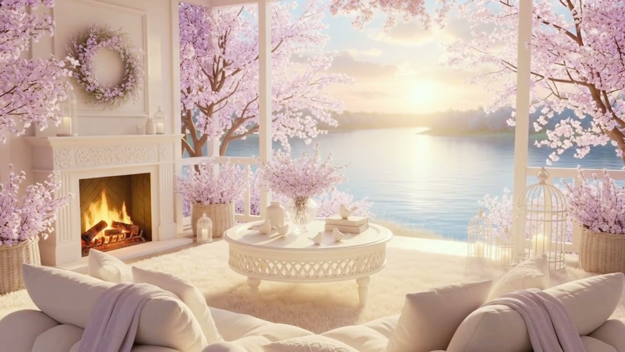 Gentle Lavender Morning 🌷✨ Soft Piano & Pastel Ambience for Deep Relaxation