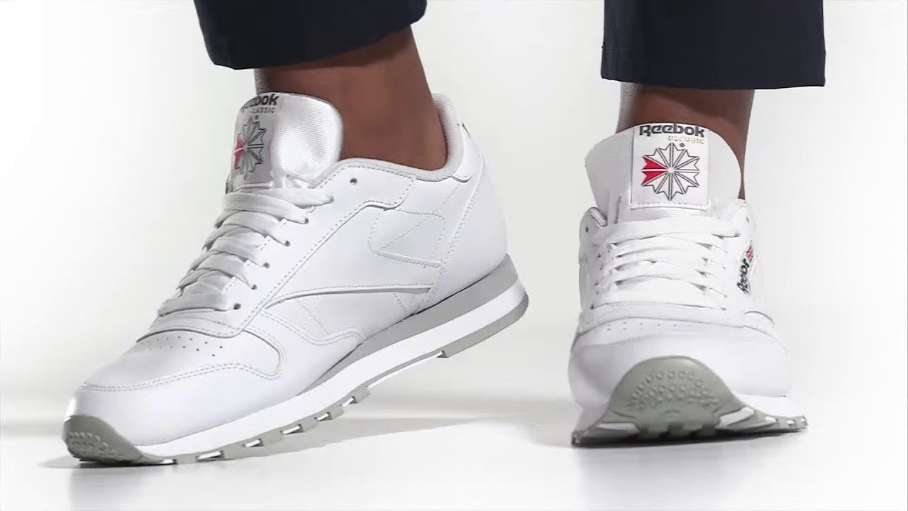 Обзор кроссовок Reebok Classic Leather White (2214) | sneakers.by