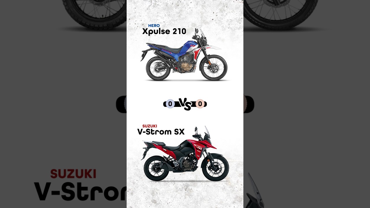 Hero Xpulse Vs Suzuki V-Strom SX #shorts