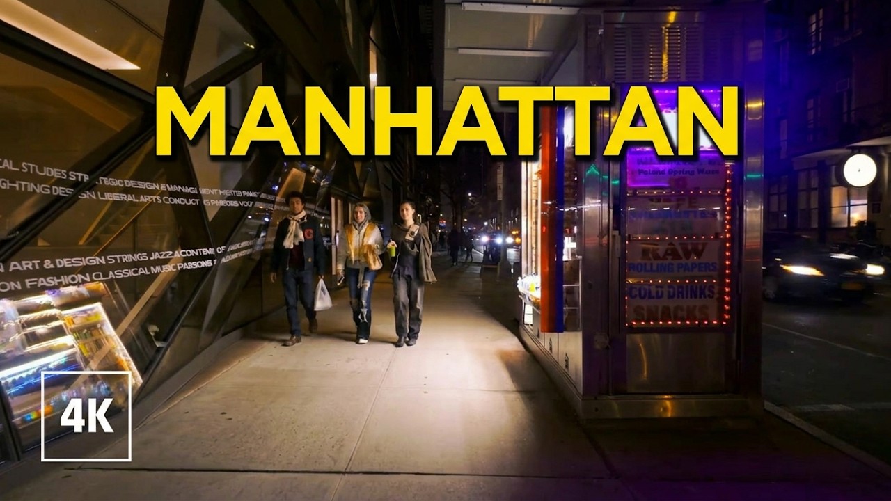 New York City Night stroll / Evening Walk in Midtown Manhattan?
