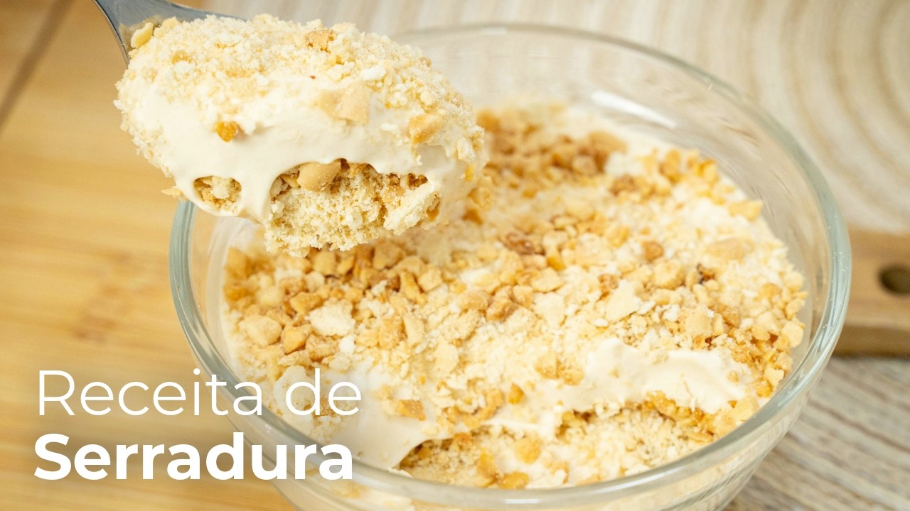 Serradura de Leite Condensado Cozido | Tão Fácil Apenas 4 Ingredientes