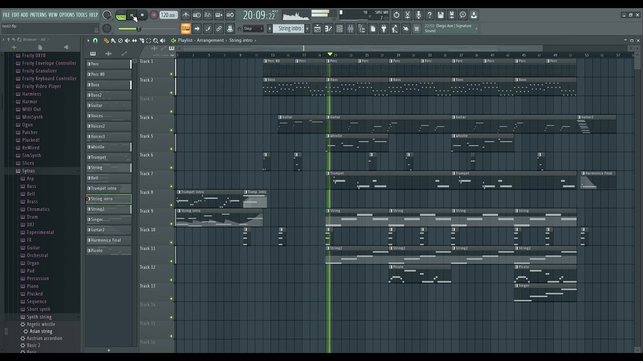 My spaguetti western song in FL Studio