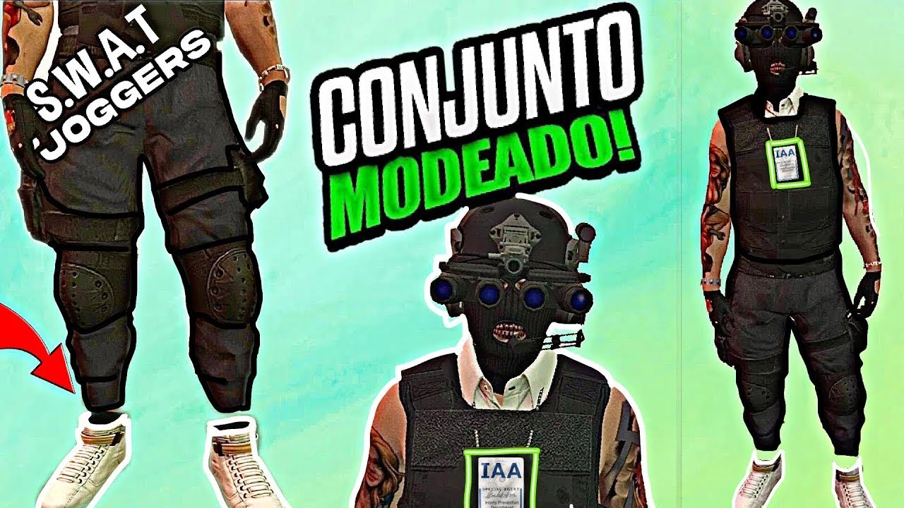 COMO CONSEGUIR TRAJE SWAT MOD GTA 5 ONLINE