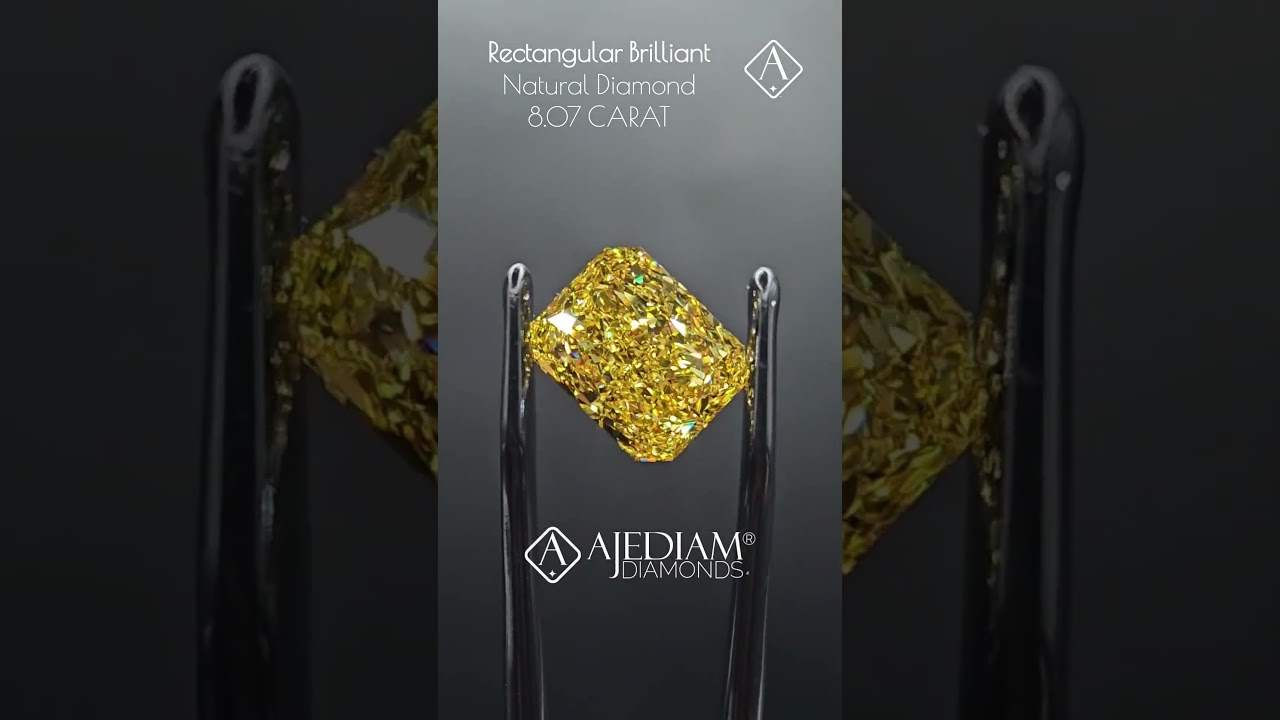 💎 Rectangular 💎 8.07 carat 