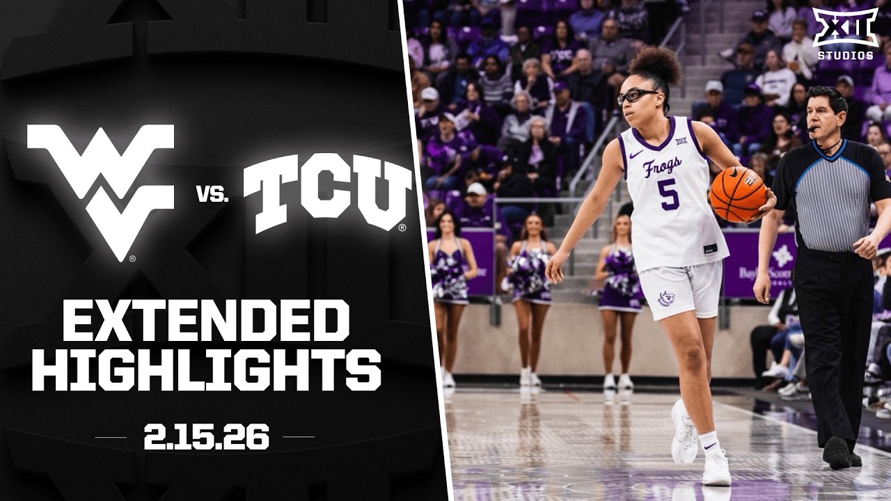 #19 West Virginia vs. #17 TCU Extended Highlights | 2025-26 Big 12 Women's Basketball