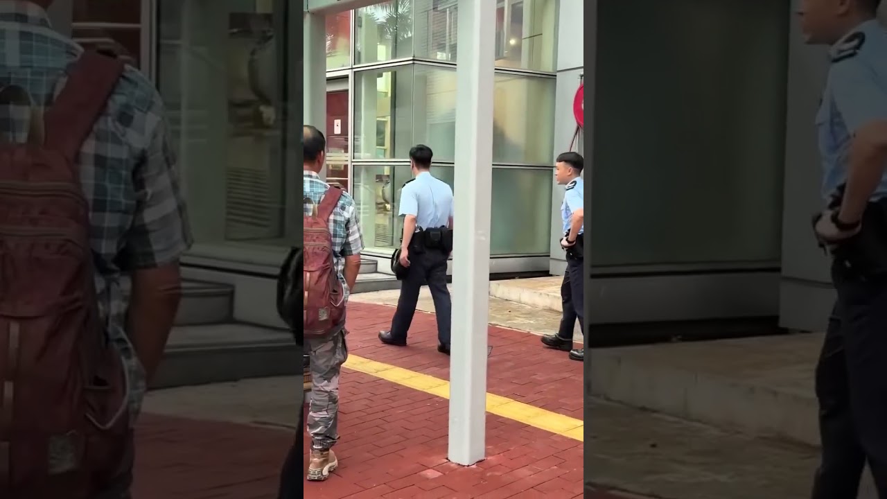 South Asian Fight With Hong Kong Police 🚔 #hongkong #hongkongpolice #hk