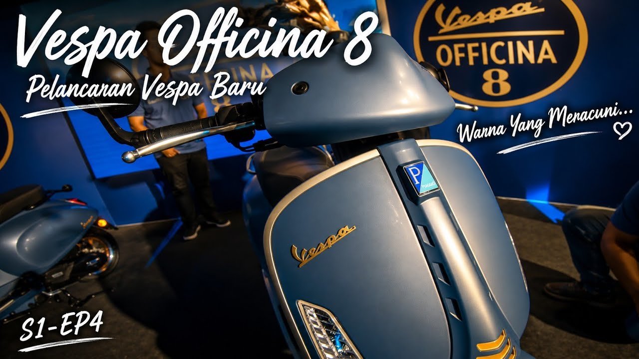 Bergerak Ke Pelancaran Vespa Officina 8 • Vespa Day • Yang Penting Sampai • S1-EP4 @akujoe 